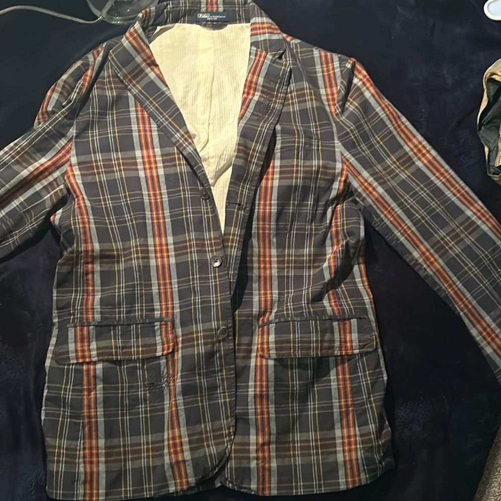 Ralph Lauren plaid blazer